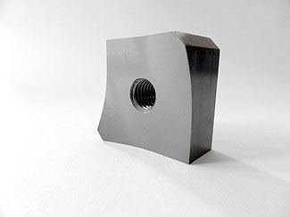 Schalenmesser mit abgeflachter Schneide