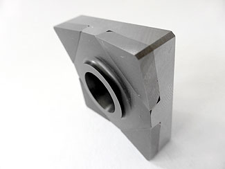 Schneidkrone 40 x 40 x 12 mm mit 4 Hartmetall-Schneidecken