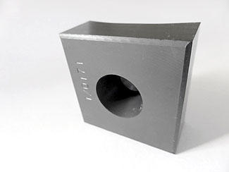 Schneidkrone 43 x 43 x 19,5 mm - Konus rückseitig